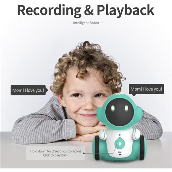 Robot Toys, Rechargeable Smart Talking Robots for Kids, Intelligent Robot - Picture 2 of 7